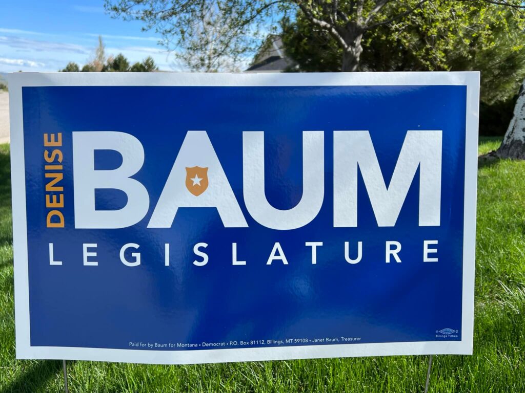 Baum Legislature Yard Sign